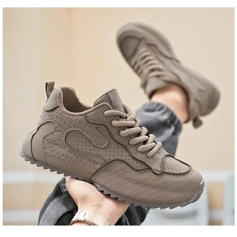 

Новые брендовые кроссовки для мужчин, повседневная спортивная обувь, однотонная, на плоском каблуке, с завязкой с неглубоким ртом и круглой головкой