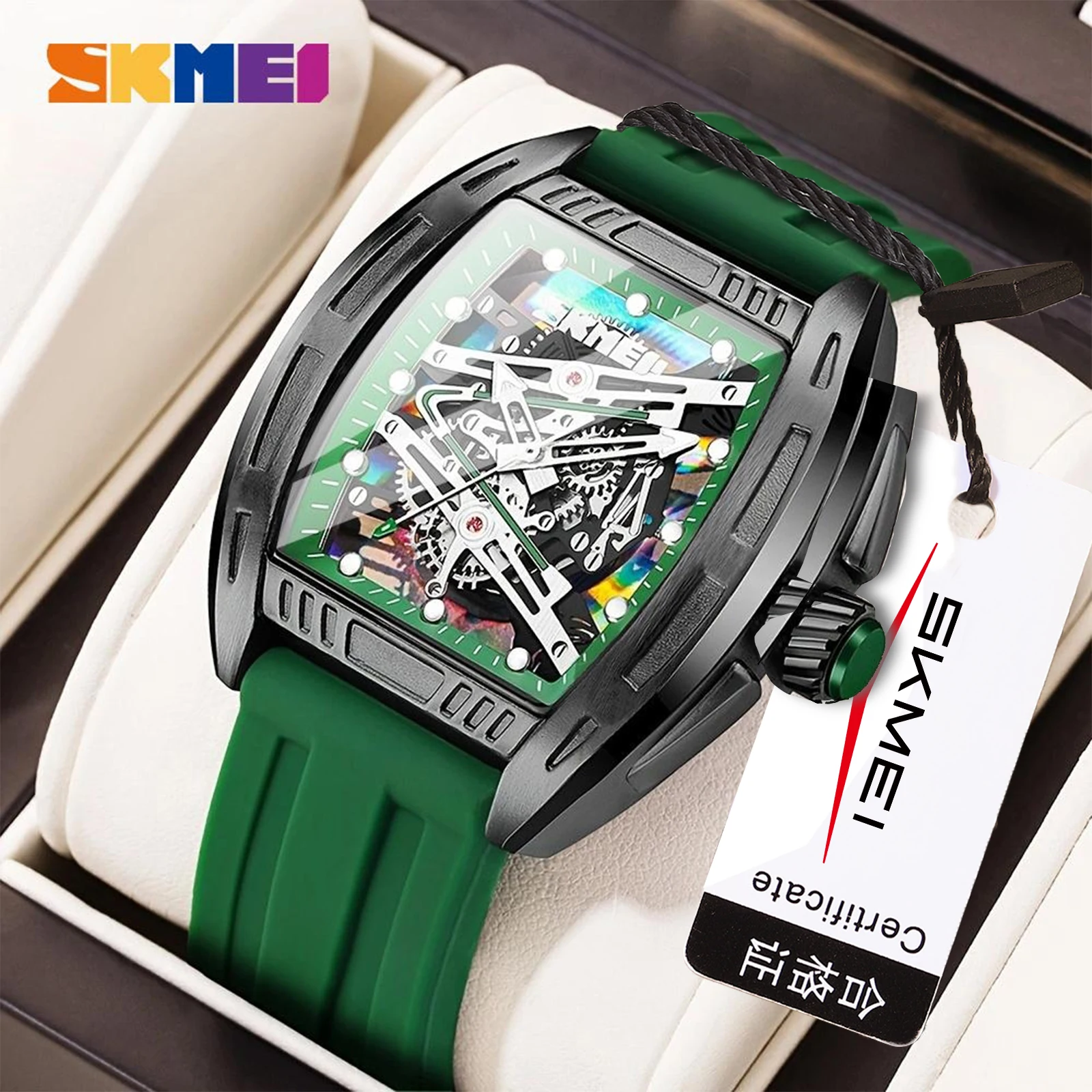 SKMEI Business Quarzwerk Uhren Für Männer Frauen Mode Design 3Bar Wasserdicht Zeit Datum Armbanduhren Luxus Kreative Uhr