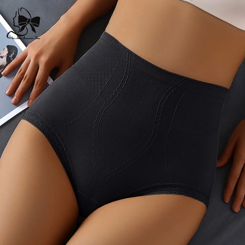 Calcinha de cintura alta para mulheres, cueca emagrecedora, shaper respirável do corpo, levantador de bumbum, calcinha sem costura, shaperwear, novo