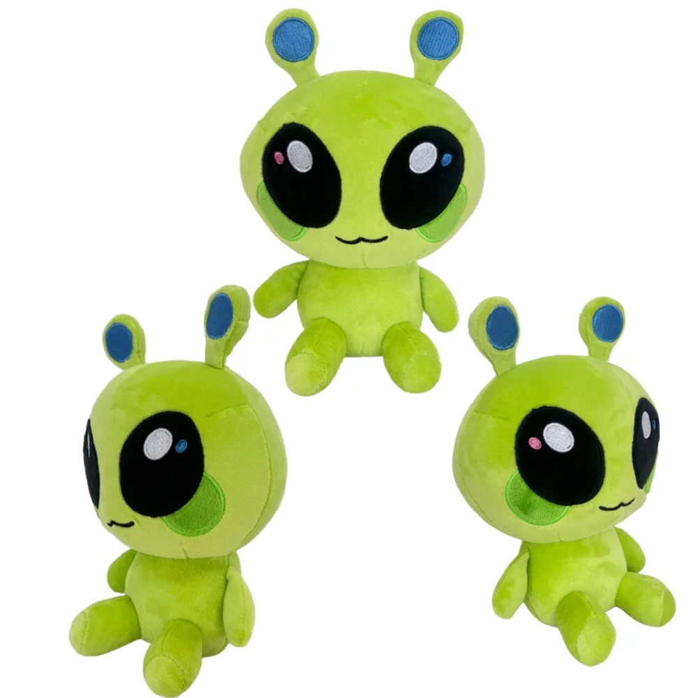 

Green Alien Plush Toy Anime Tentacled Horn Alien Monsters Horror Doll Boys Girls Soft Toys Stuffed Throw Pillow kids gifts