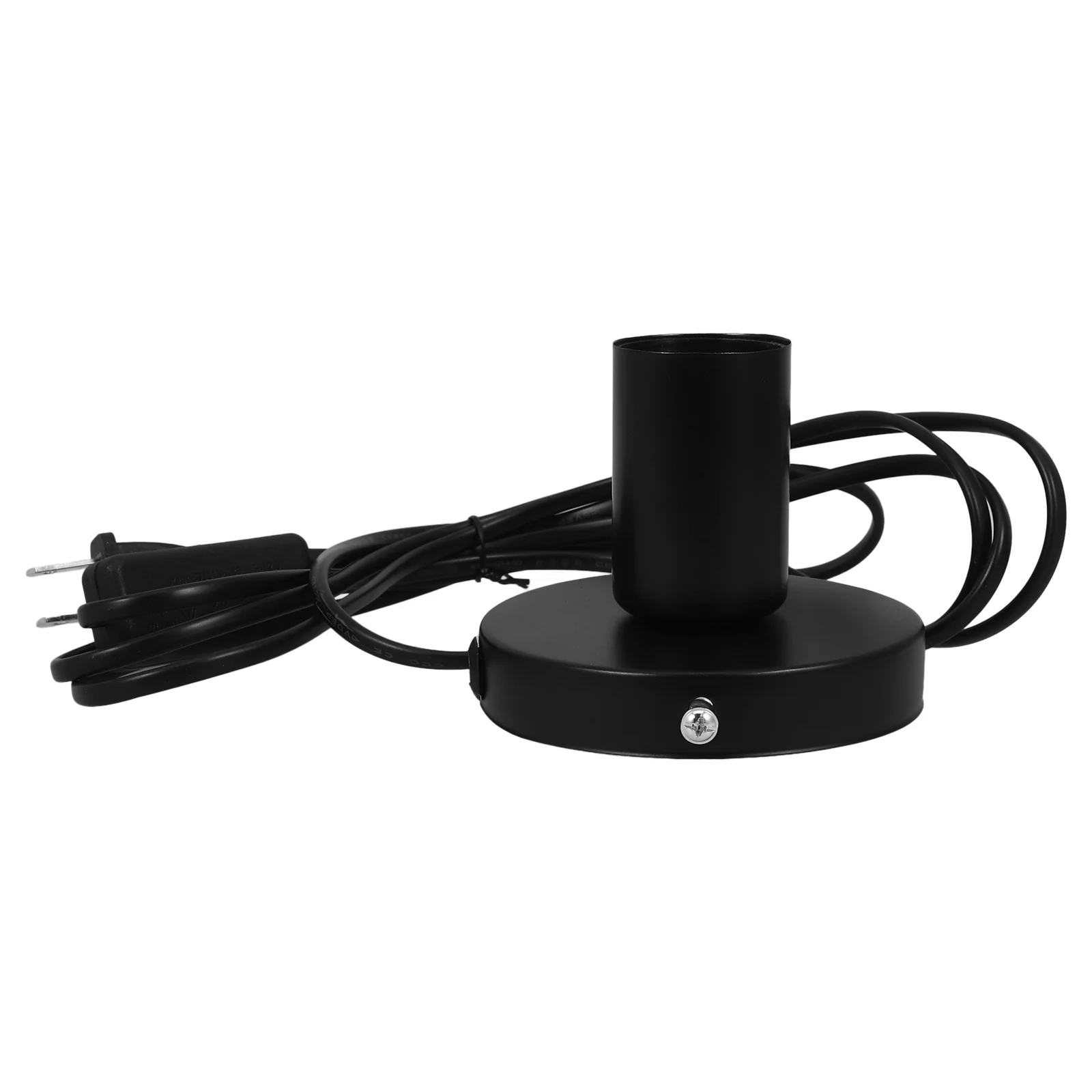 

E27 Lamp Socket Cord Light Bulb Extension Socket 110V 3A Durable Metal Design Fits LED Bulbs Table Lamp Base