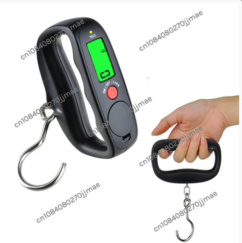 1PCS Handheld Fishing Hook Kitchen Scale Precision 50KG10G Electronic Belt Hanging Scales Pocket Luggage Suitcase Balance Weight