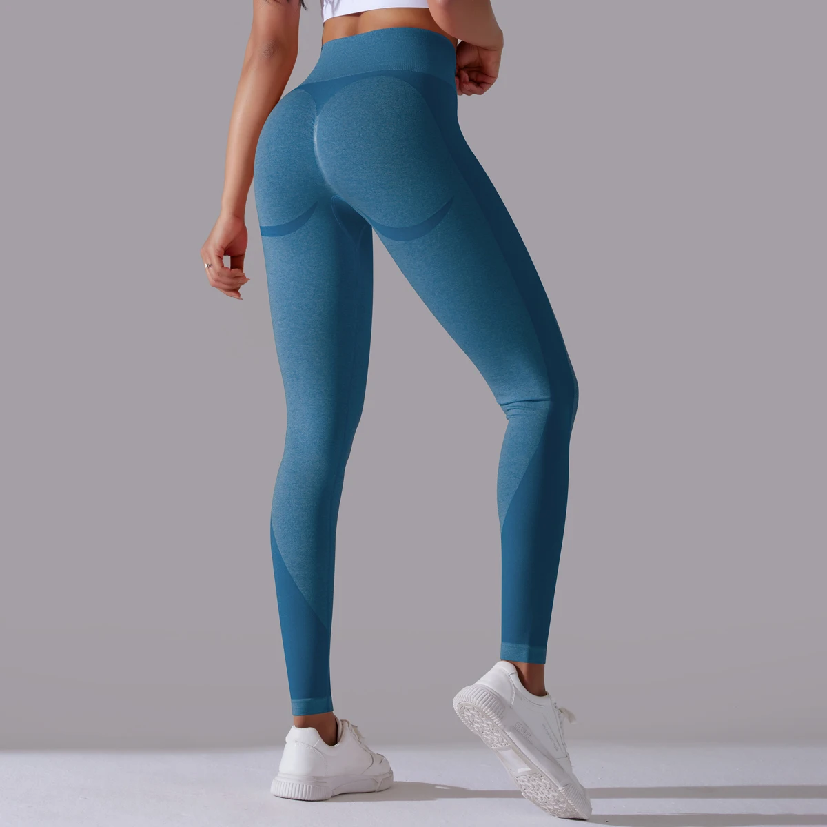 New Nylon Yoga Leggings Women\'s Pants Gym Sport Fitness Outfit Women High Waist Elastic Tight Breathable Trainning Joggings Pant