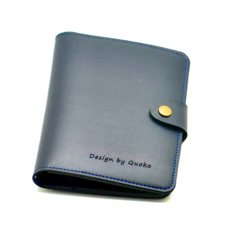 Funda de pasaporte de PU RFID con logotipo de nombre personalizado, billetera para tarjeta de identificación de crédito, soporte impermeable para documentos de negocios, viaje