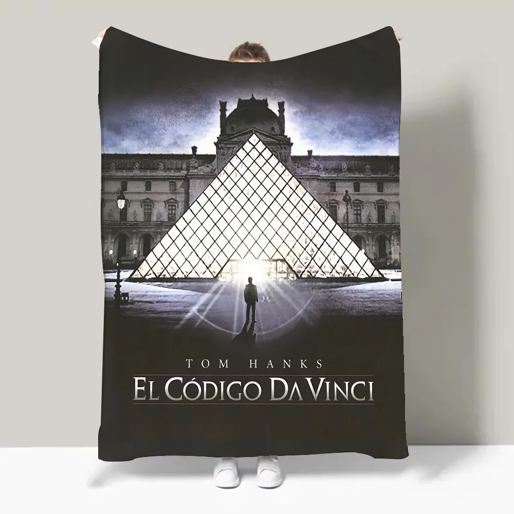 تصميم بطانية فيلم D-Da Vinci Code خفيفة الوزن للمهاجع والقيلولة وغرفة المعيشة والمكتب والأريكة وجميع المواسم