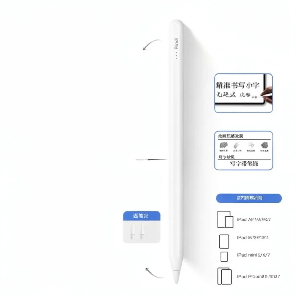 High Precision Stylus For For iPad Pencil Sensitive Touch Screen Digital Pen Drawing Writing Tablet Accessory Metal