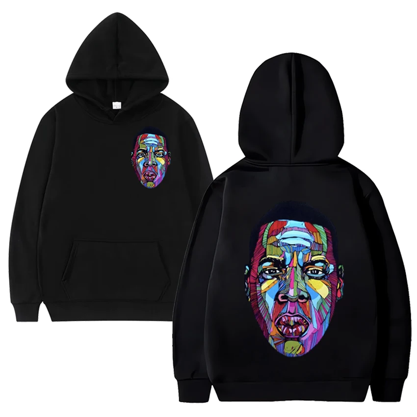 Hot Rapper JAY-Z Graphics Hoodies New Men Women Personalized Oversized streetwear Unisex Fleece Long sleeve Sweatshirt pullovers