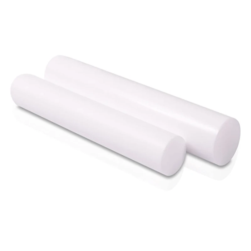 1-5pcs 6-50mm diameter PTFE bar White poly tetra fluoro ethylene bar environment-friendly non-toxic DIY PTFE plastic rod