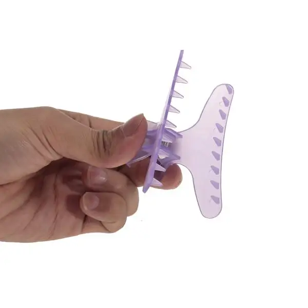 Clip de 8cm, abrazadera de mariposa, pasador, agarre de mandíbula, herramientas de peluquería