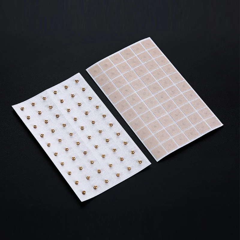 120Paste Magnetic Therapy Patch Earcare beads Sticker Auricular Point Auriculotherapy Acupressure Massage Therapy