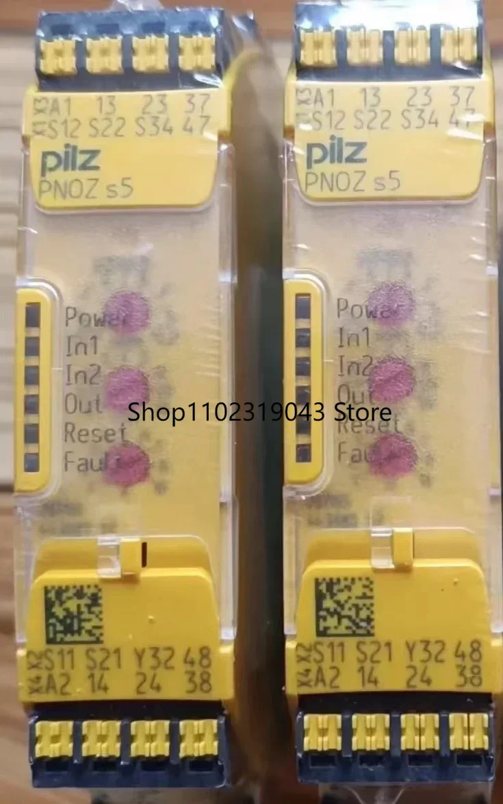 1pcs Original New Safety Relay PNOZ S4 751134 750134 S2 751102 PNOZ S2 750102 750104 751104 S5 751105