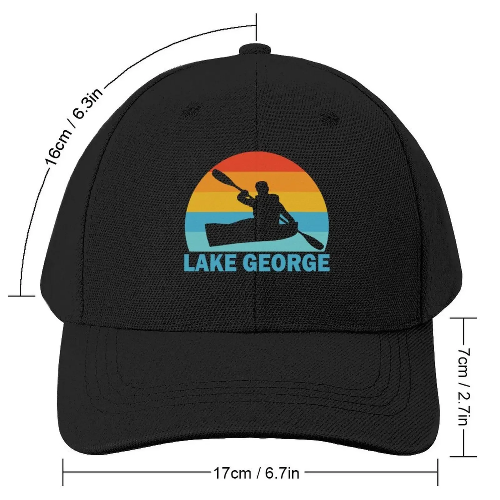 Lake George New York Kayak Baseball Cap New In The Hat western Hat Hat Beach Golf Girl'S Hats Men's