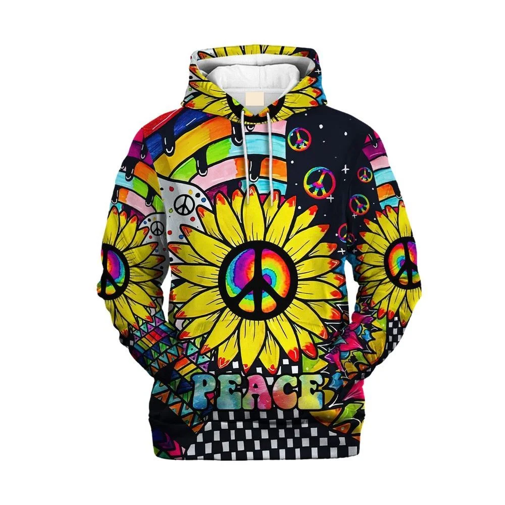 

Autumn Winter Men 3D Printing Hoodies Y2k Colorful Hippie Long Sleeve Pullover Casual Oversize High-quality Fashion Hot-selling