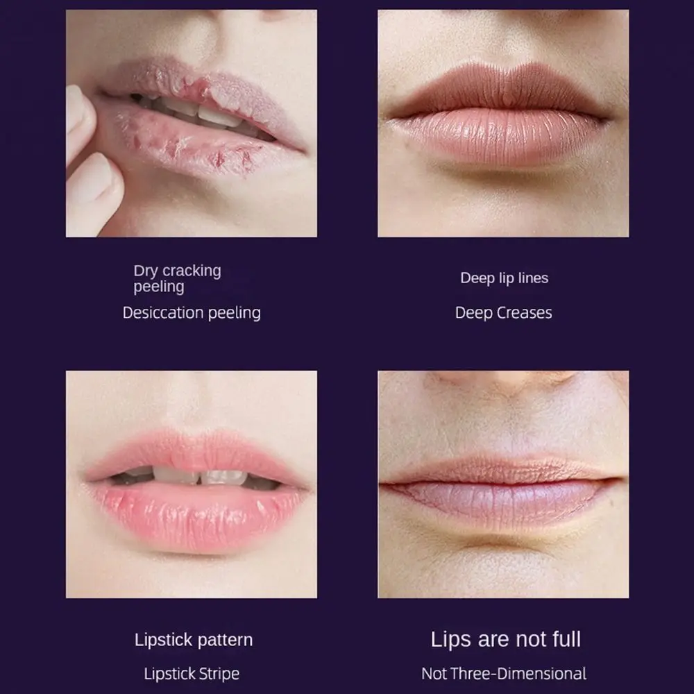 Feuchtigkeit spendende Temperatur Farbwechsel Lippenstift pflegende wasserdichte schimmernde Gelee Lippen Glanz Hydratation lila fruchtige Lippen pomade