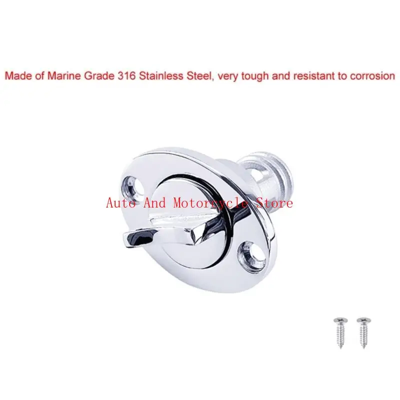 Boat Canoe Thread Bung Fit 25mm Hole Universal Stainless Steel Boat Transoms Garboard Drain Plug with O Seal Ring