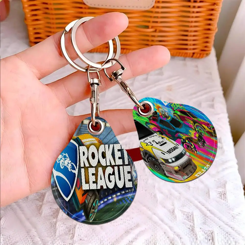 صاروخ الدوري مفتاح الأزياء بو شكل المياه المفاتيح النساء سيارة مفتاح حامل المنزل حلقة رئيسية حقيبة سحرية سيارة قلادة هدية #2