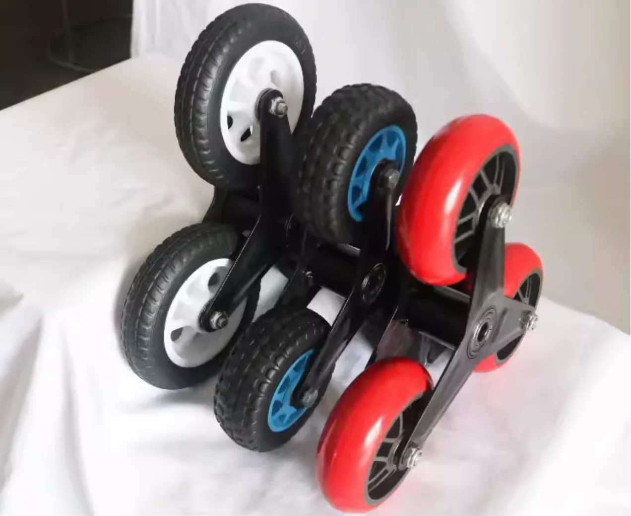 Stair Climbing Wheels Wear-resistant and Silent Rubber