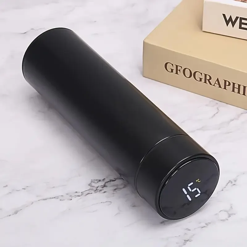 ترمس ذكي من الفولاذ المقاوم للصدأ 316 MugLED عرض درجة الحرارة التحكم باللمس زجاجة مياه معزولة فصل الشاي لهدايا عيد الميلاد #3