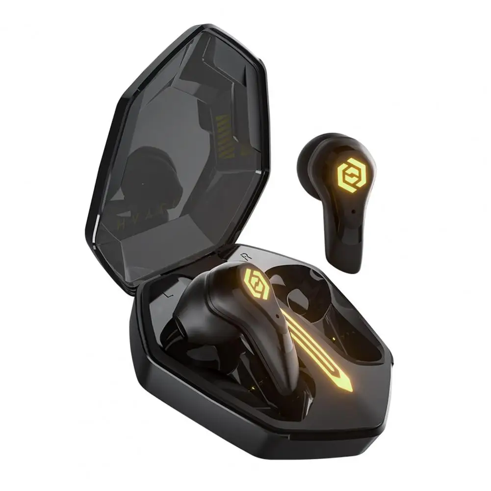 HAYLOU G3 Wireless Gaming Earphone Bluetooth-compatible 5.1 Glaring RGB Light Effect Earbuds with Unique Charging Case