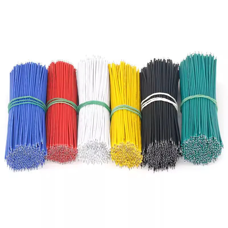 100PCS Tin-Plated Breadboard PCB Solder Cable 24AWG 10CM Fly Jumper Wire Cable Tin Conductor Wires 1007-24AWG Connector Wire image 3