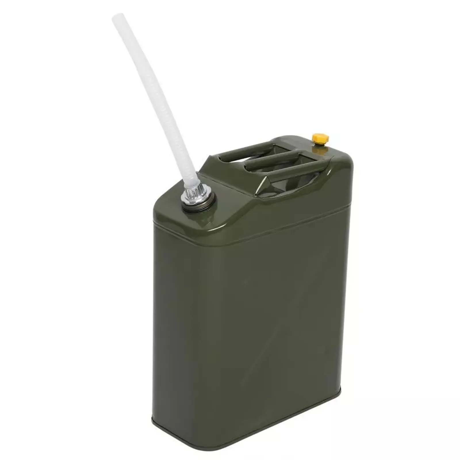 

Durable Army Green 20L 5Gallon Gas Fuel Can Fuel Gasoline Steel Tank with Spout