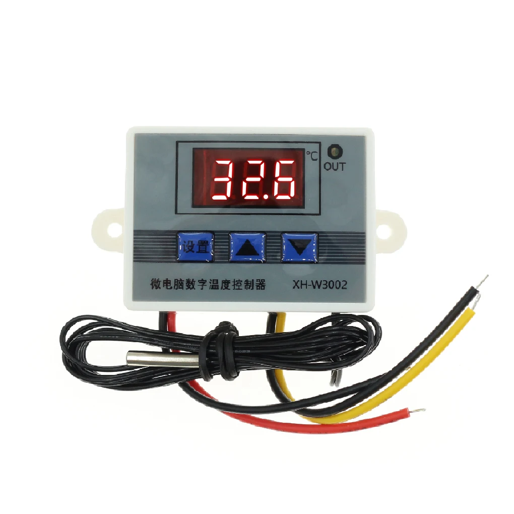 24V Professional W3002 Digital LED Temperature Controller 10A Thermostat Regulator XH-3002