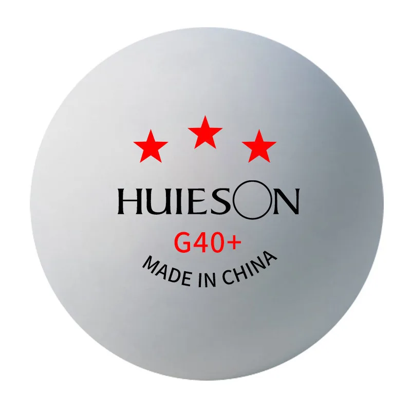 Huieson G40+ ABS Ping Pong Balls 10/20/30 Pcs 3 Star Table Tennis Balls for Club Training Amateur Games