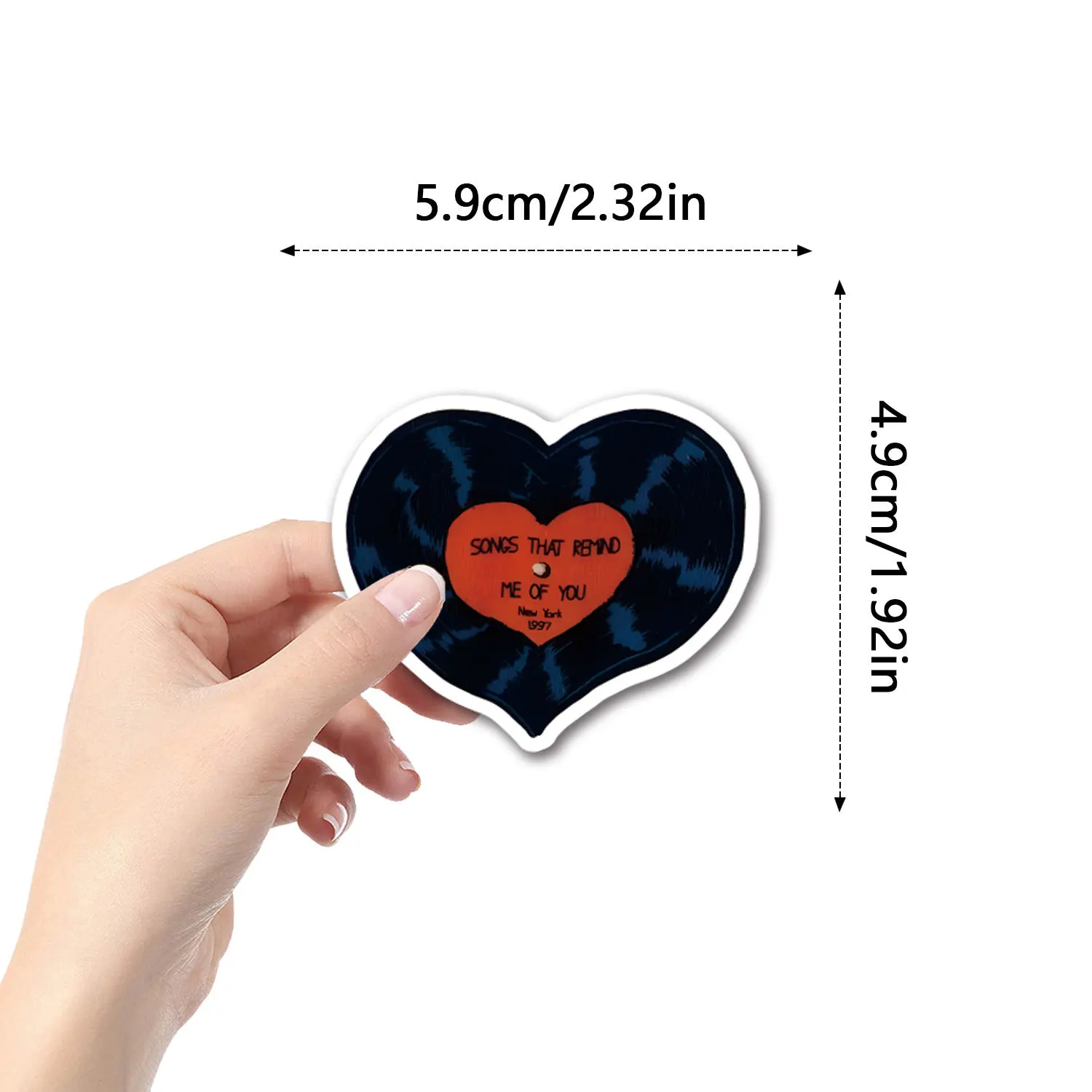 10/30/55PCS Downtown Y2K Girls Stickers Personalized Graffiti Decals Decoration Laptop Skateboard Guitar Water Cup Helmet Toy