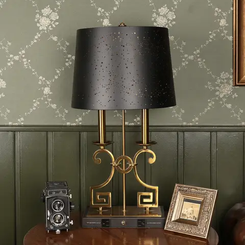 1 पीस 10×12×8 6 best sales काले धातु लैंप शेड - №6