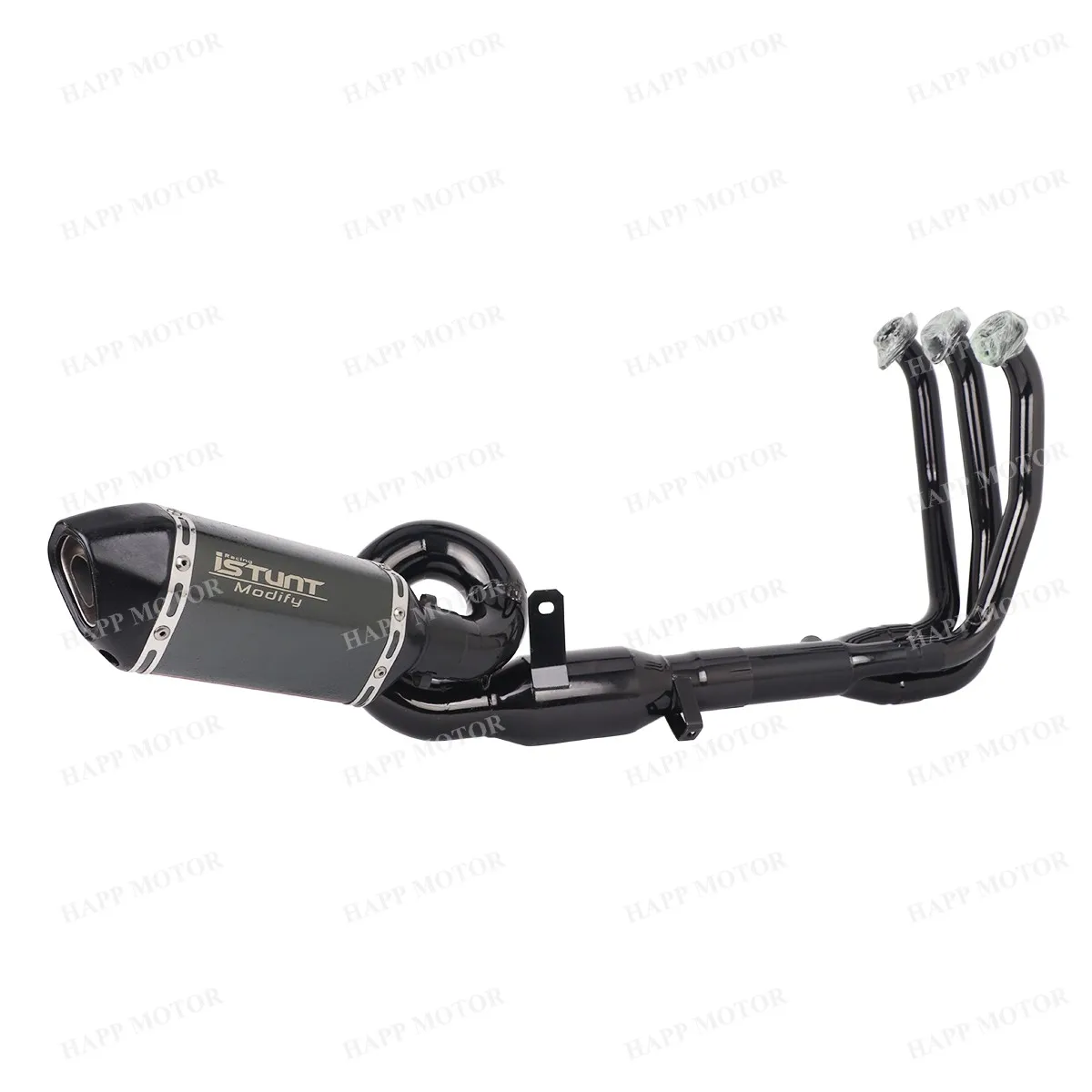 ل CFMOTO 675SR 675SRR 675SS 675NK جميع السنوات نظام الهروب من عادم الدراجة النارية سهل الارتداء عادم 675SR مع قاتل DB قابل للإزالة #3