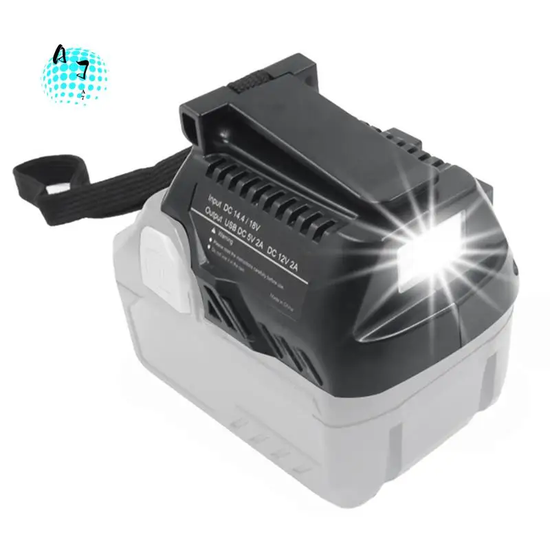

A07F-BSL1830 USB-адаптер Power Bank для HITACHI BSL18UA (SA) 14,4-18 В литиевая батарея EBM1830 BSL1415 Регулируемые светодиодные фонари