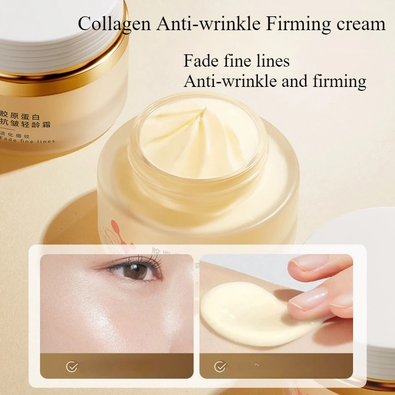 

Collagen Anti-wrinkle and Anti-aging Cream, Moisturizing, Hydrating, Firming and Brightening Skin Care Cream