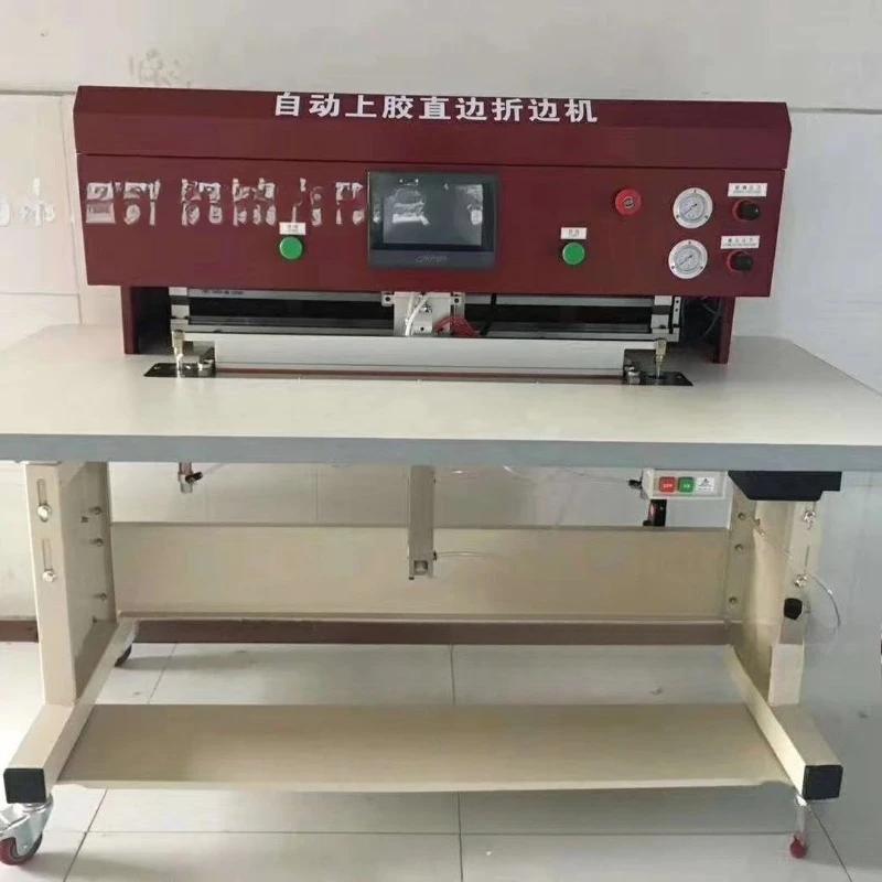 700Mm automatic glue straight edge folding machine, leather packaging gift box glue folding