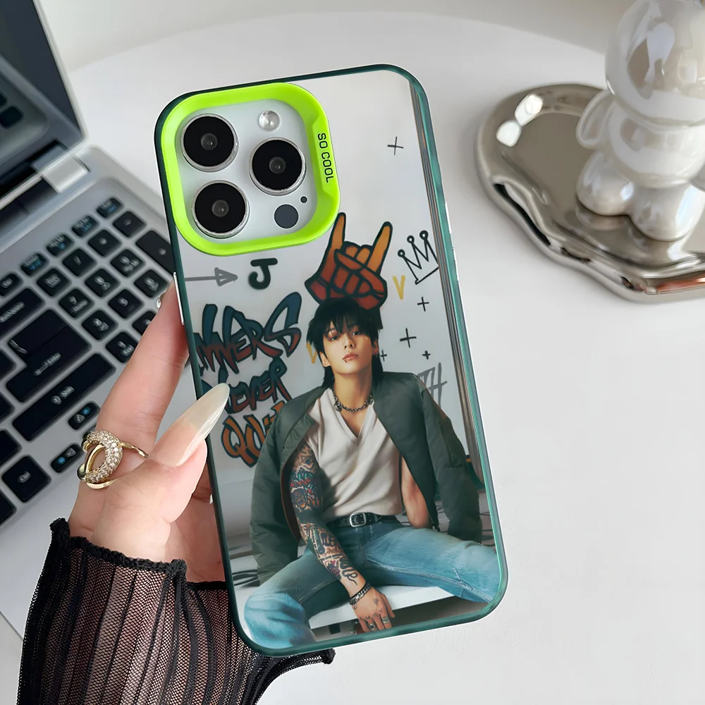 Rapper Phone Case for Samsung Galaxy S25 S24 S23 S22 S21 S20 Note20 FE Ultra Plus 4G 5G Anti Fall Matte J-JungkookS Back Cover