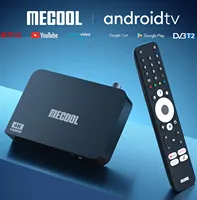 MECOOL KT2 TV Box Android 2025 DVB-T2 Smart TV ip tv tvbox Amlogic S905Y4 Netflix 4K Chromecast android 12 14 Global Console