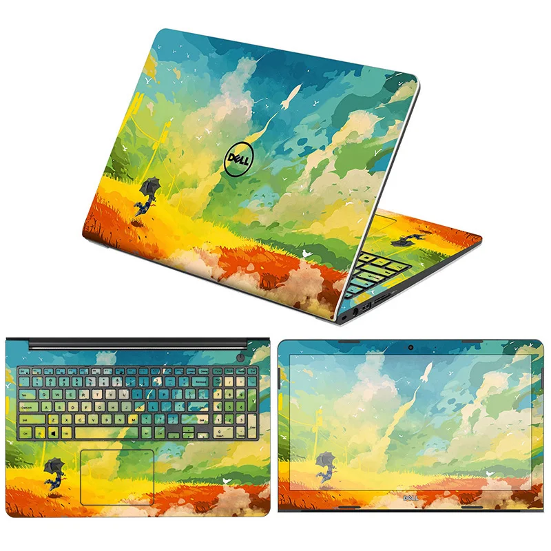 Laptop Skin for DELL Inspiron 16 7640 7630 7610 5640 5630 5625 Print Vinyl Stickers for DELL Inspiron 5310 5301 Custom Film