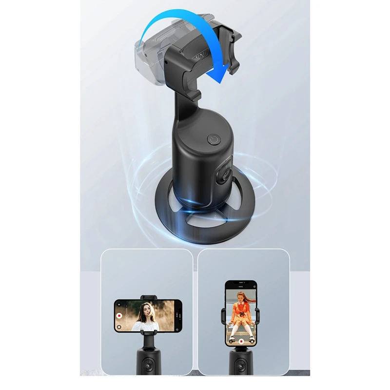 Adjustable P01 Can Ai Face Recognition 360° Cell Phone PTZ Live Selfie God Panoramic Follow The Camera Anti-Shake