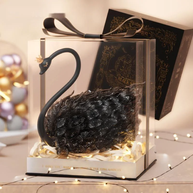 

Black Swan 3D Puzzle DIY Mini Building Blocks Creative Home Desk Decor Art Craft Gift for Adults Kids Birthday Party