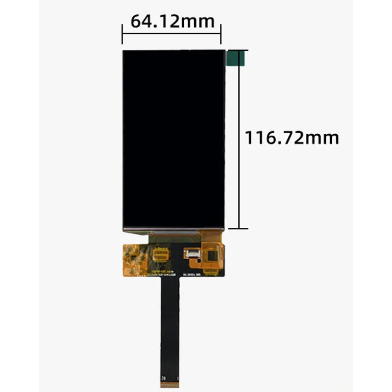 4.97 Inch AMOLED Color LCD Screen 720x1280 With Touch Cable MIPI Interface LCD
