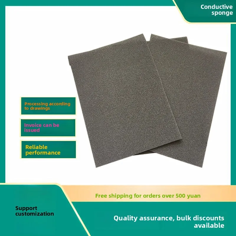 

China High Quality Pure Conductive Sponge Tape 0 6 10MM EMI Shielding Nickel Plated Foam