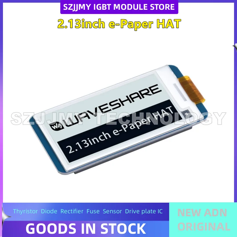 Pantalla de tinta de 2,13 pulgadas, módulo de pantalla rojo, blanco y negro/blanco y negro compatible con Arduino/Raspberry Pi 4