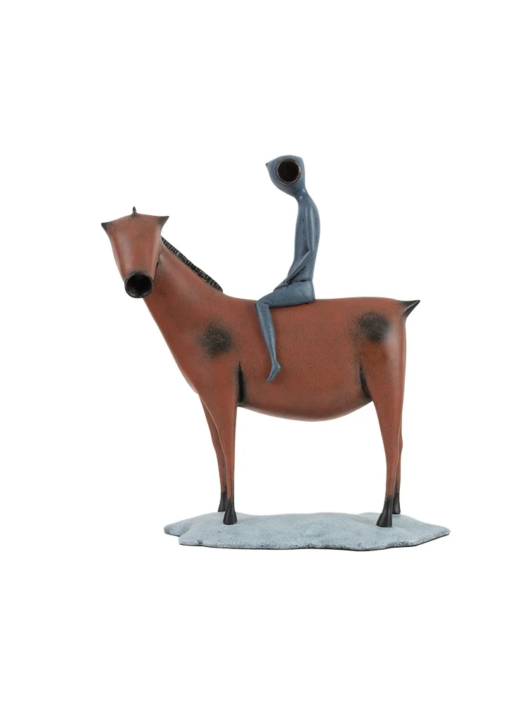 

Скульптурные украшения для настольных витрин, элитные сувениры, фигурки лошадей по знаку зодиака.