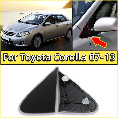Espejo retrovisor automático, cubierta de guardabarros triangular, embellecedor de placa para Toyota Corolla 2007 2008 2009 2010 2011 2012 2013 60118-02060