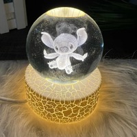 Hot Creat Crystal Ball USB Night Light With Milky Way galaxy LED Children Night Lamp For Bedroom Ambient Light Christmas Gift