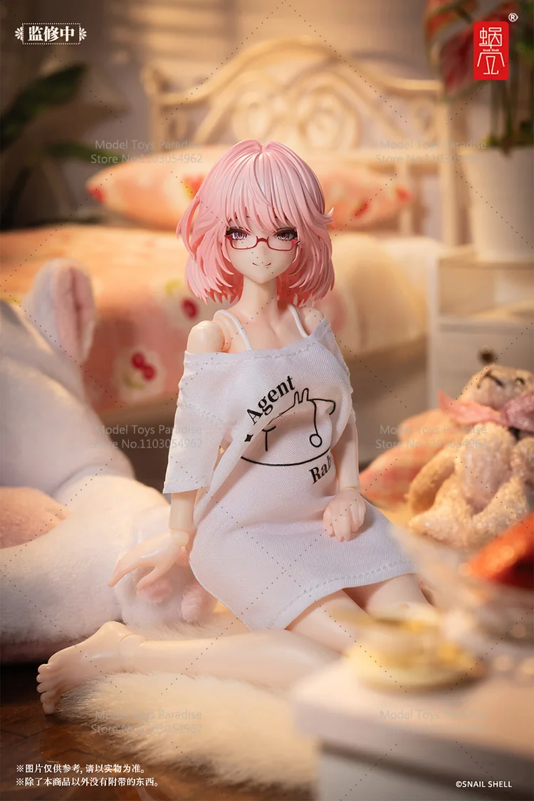 Conchiglia di lumaca RA-01L 1/12 Giocattoli da collezione Vacanza per il tempo libero Anime Bunny Girl Aileen Mobile Suit Girl 6 pollici Action Figure Modello regalo