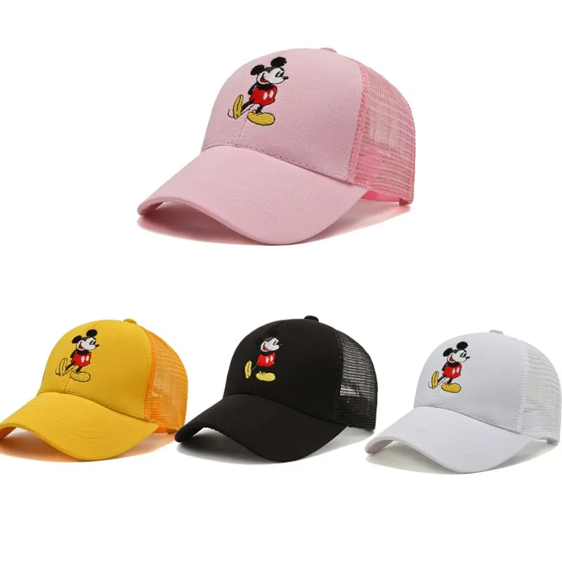 Disney Plus Mickey Mouse Hat Boys Girl Caps Minnie MouseChildren's Baseball Caps Spring Hat Adjustable Kids Brithday Gift 3-8Y