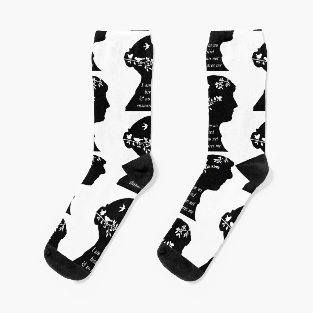 

Jane Eyre - I am no bird Socks gifts winter gifts new year Soccer Socks Women's Men's