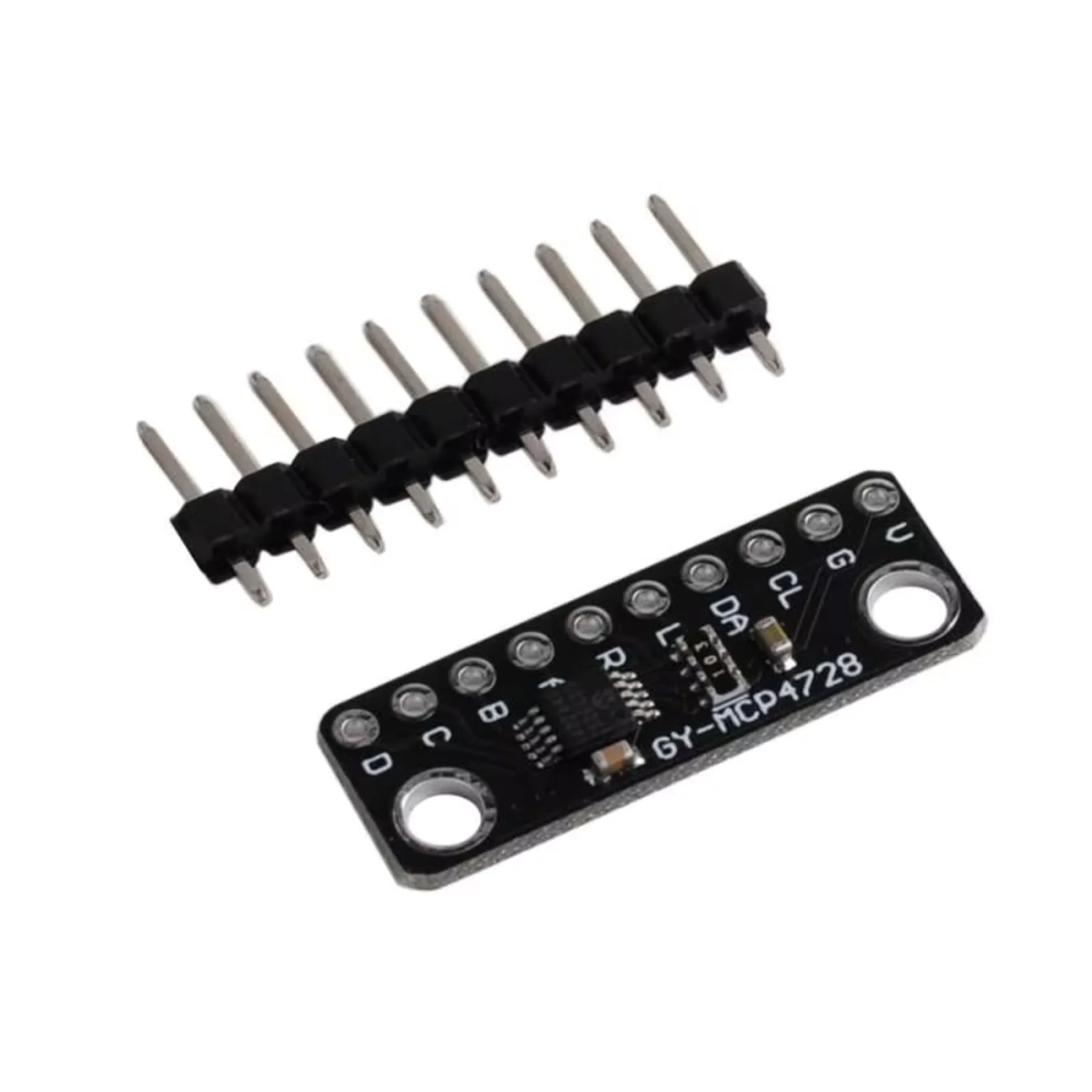 [2PCS] MCP4728 12-Bit I2C DAC Module with EEPROM | ±0.2LSB DNL | Industrial Grade Converter