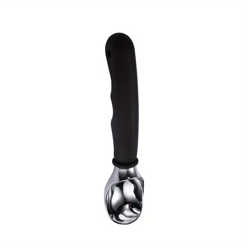 2-Piece Black Metal Ice Cream Scoops With Comfort Grip Handles - Perfect For , Restaurant &  Use Ice silicone mold Ice picks