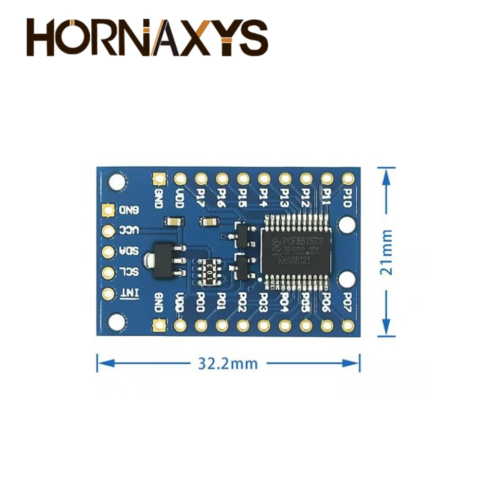 1-10pcs PCF8575 Module Expansion IO port Expander board DC 2.5-5.5V I2C communication control 16 IO ports For Arduino